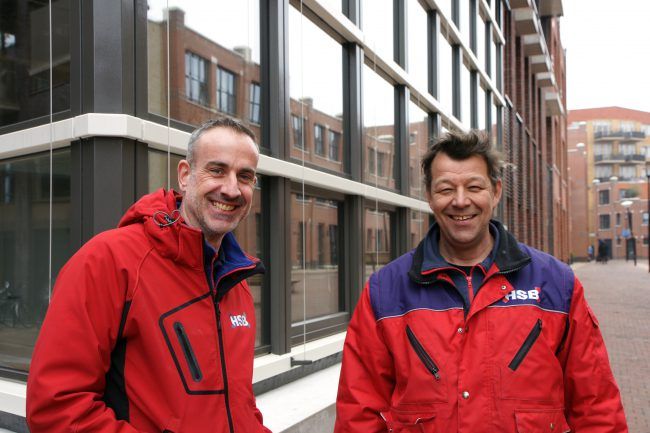 Jan Klarenbeek en Chaim Vermaat