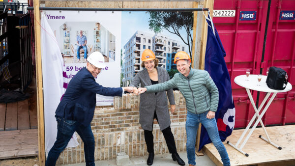 Start bouw Elzenhagen in Amsterdam-Noord