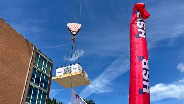 Hoogste punt Oostpoort kavel 1F in Haarlem